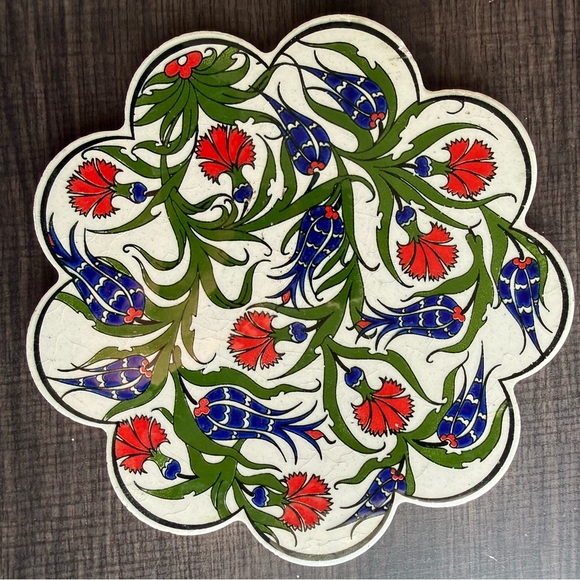 Floral Patterned Trivets Set - Picture 4 of 6